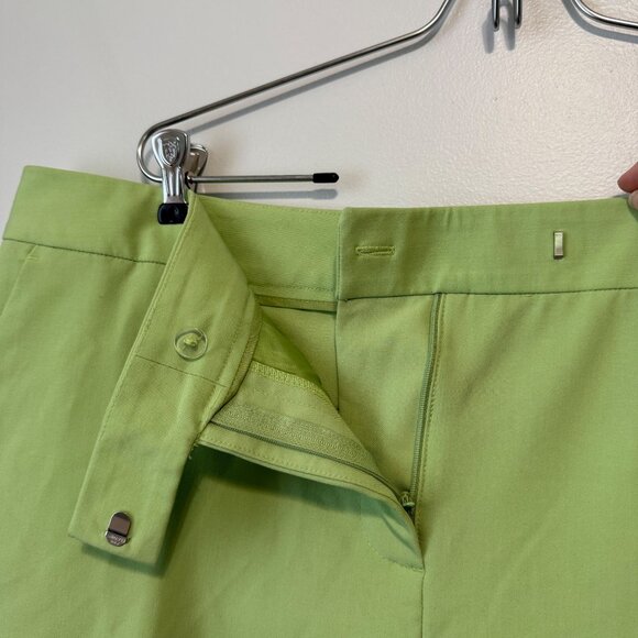 Worthington Women's Slim Ankle Pants Size 18 Green Cotton Blend - Picture 4 of 7